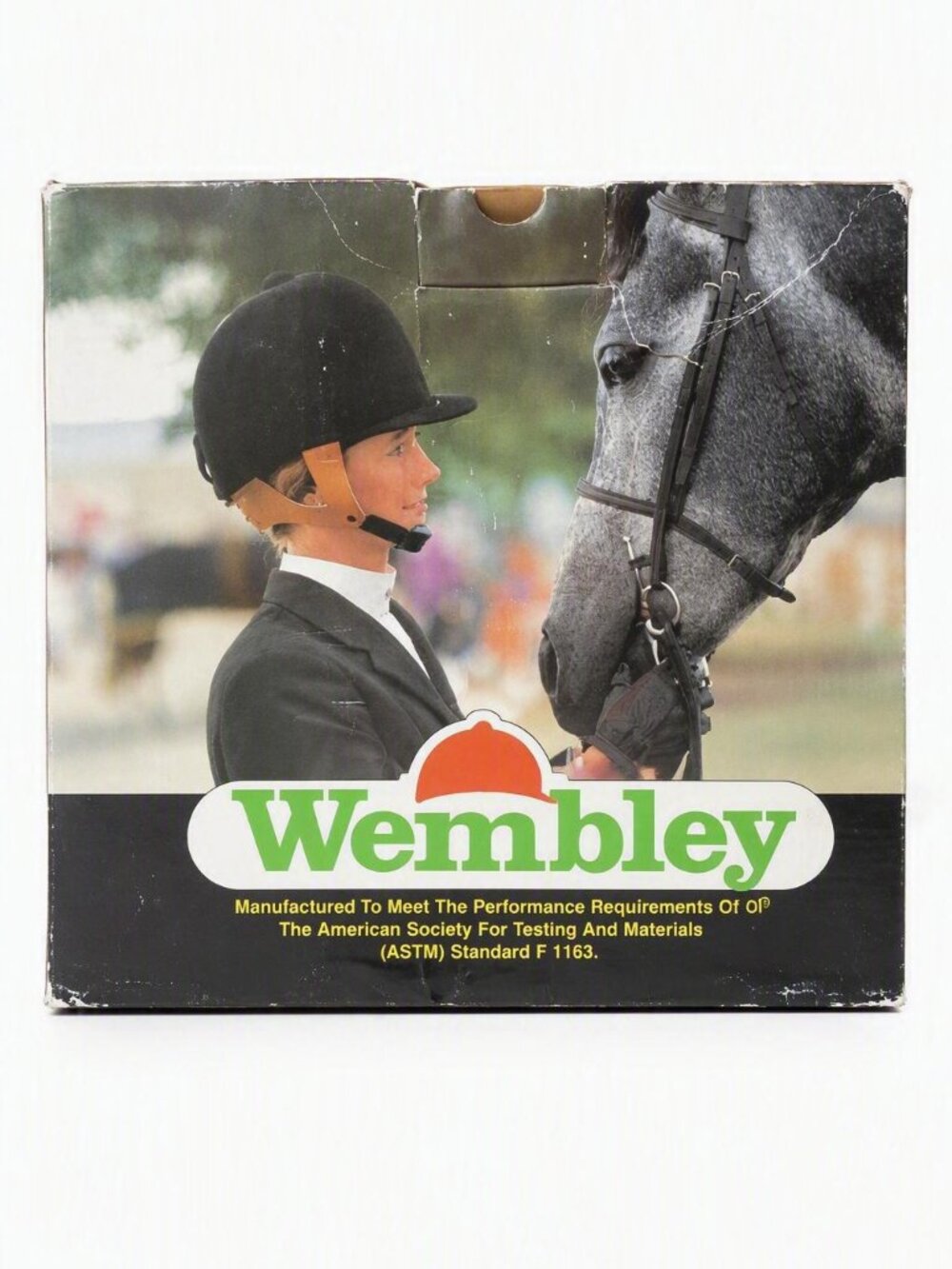 Vintage Wembley Equestrian Riding Cap Collectible w/ Original Box